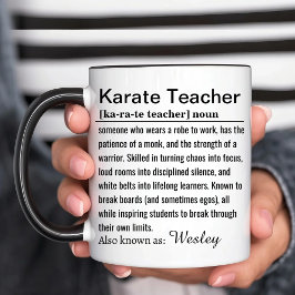 Taza Karate Teacher Definition