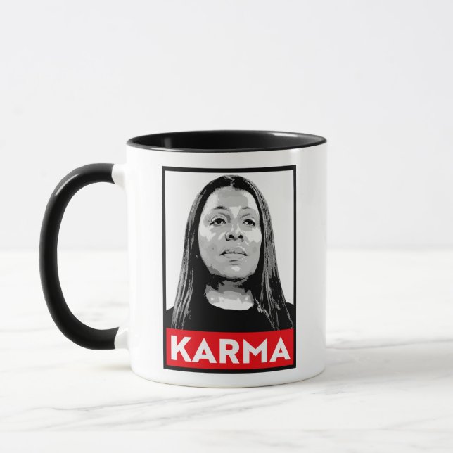Taza KARMA: Letitia James (Izquierda)