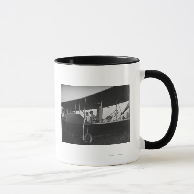 Taza Katharine Wright con Orville en el Modelo HS (Derecha)