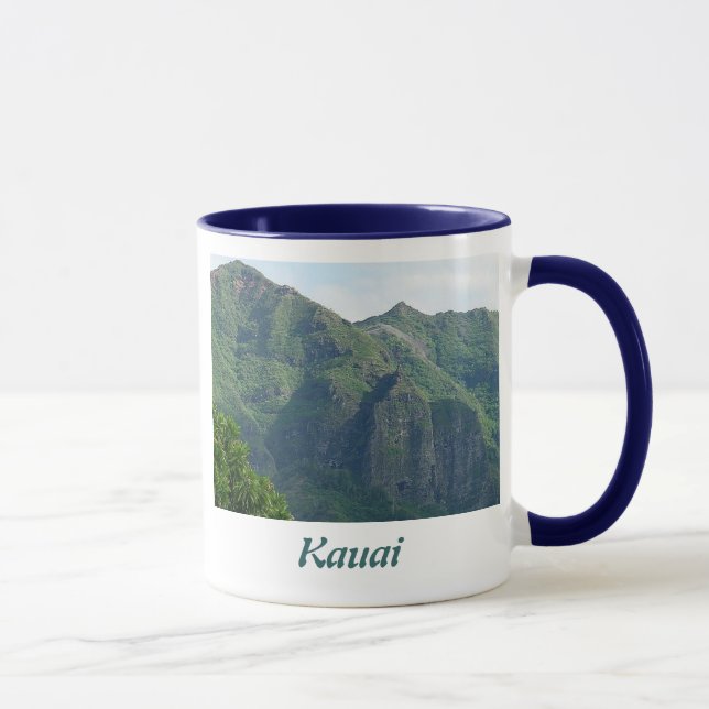 Taza Kauai Hawaii Mountainscape (Derecha)