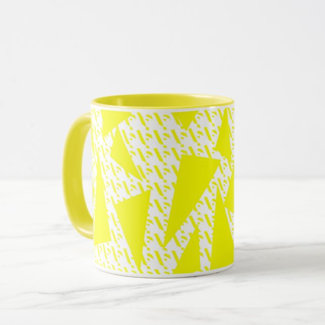 Taza Kaur - diseño sikh - amarillo (Anverso izquierdo)