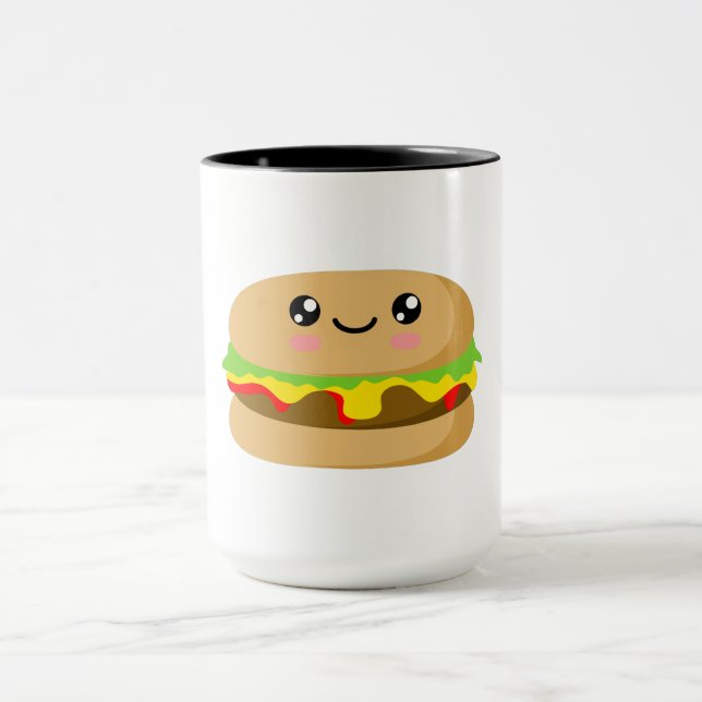 Taza Kawaii Burger (Centro)