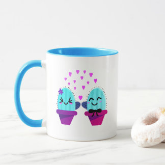 Taza kawaii cactus love