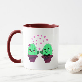 Taza kawaii cactus love