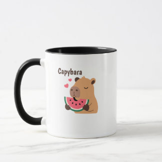 Taza Kawaii Capybara Coffee Cup, Funny Animal Gift, Aes