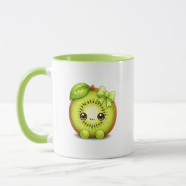 Taza Kawaii de Kiwi Adorable