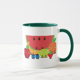 Taza Kawaii Fruit Group