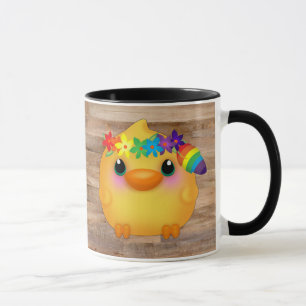 Taza Kawaii Hippy Chick