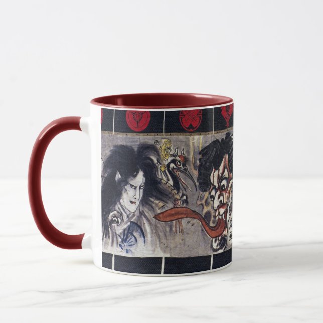Taza kawanabe Kyosai, Yohkai (Izquierda)