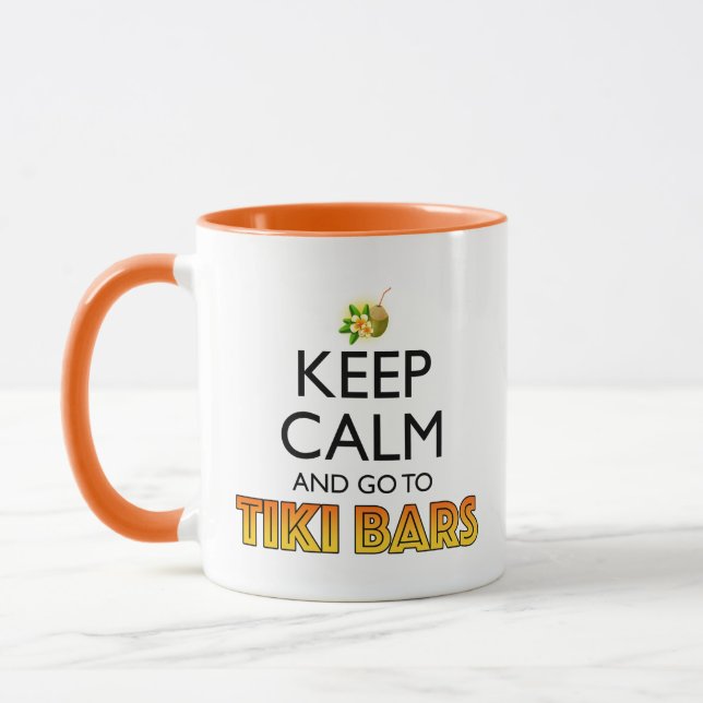 Taza Keep Calm And Go To Tiki Bars (Izquierda)