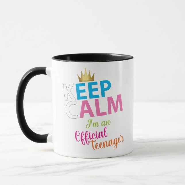 Taza Keep Calm Birthday (Izquierda)