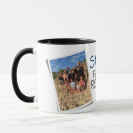 Taza Keepsake de la reunión de la familia de fotos