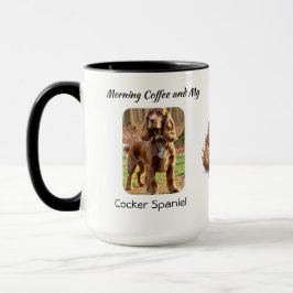 Taza Keepsake Photo Cocker Spaniel Personalize