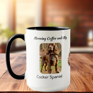 Taza Keepsake Photo Cocker Spaniel Personalize