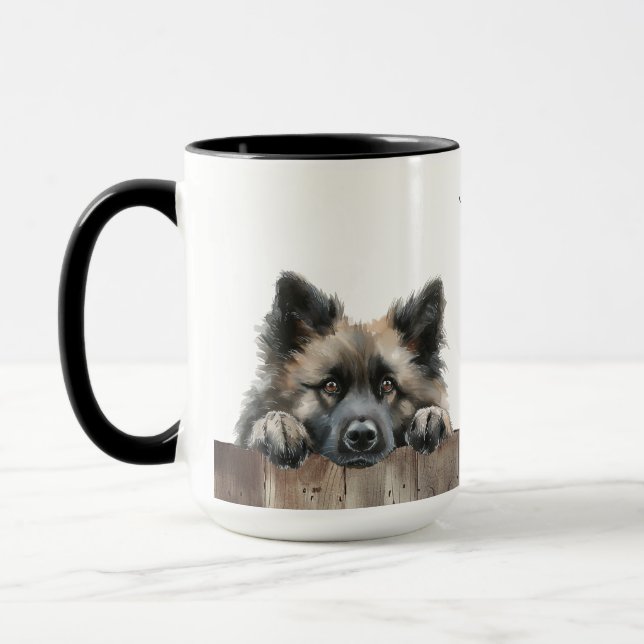 Taza Keeshond Dog Mug (Izquierda)