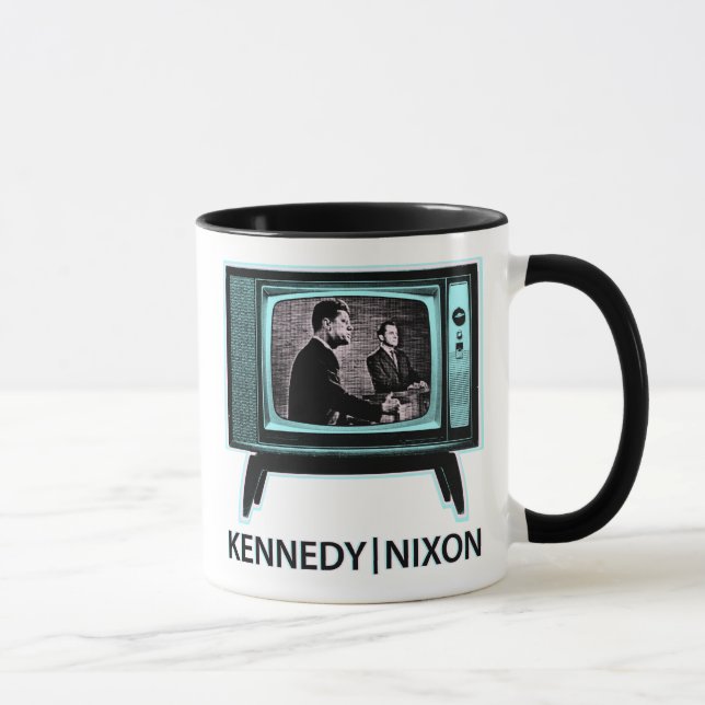 Taza Kennedy Nixon Debate televisivo de 1960 (Derecha)