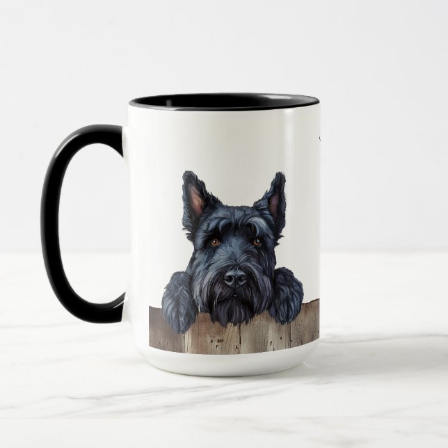 Taza Kerry Blue Terrier Dog Mug (Izquierda)