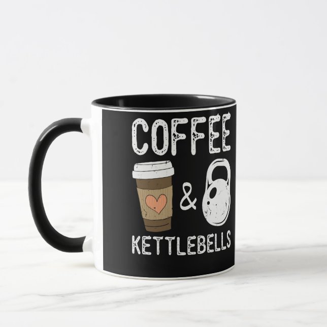 Taza Kettlebells Coffee HIIT Fitness Gym (Izquierda)