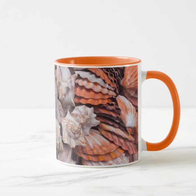 Taza Key West, conchas marinas (Derecha)