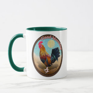 Taza Key West - Oval de cosecha de gitanos Buenos días
