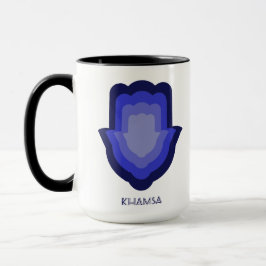 Taza Khamsa Blue Mug