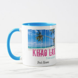 Taza Khao Lak Phang-Nga Souvenir Tailandés de Playa Vin