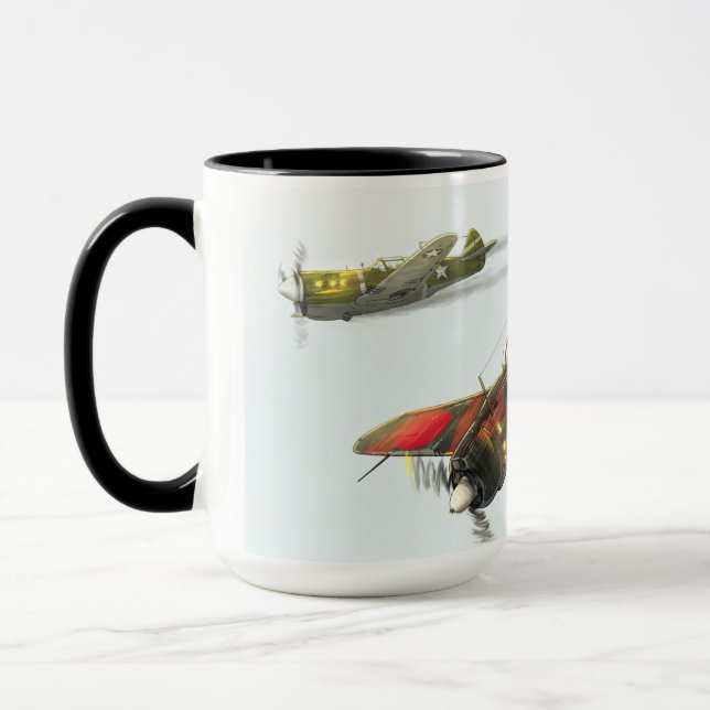 Taza Ki-43 Oscar airplane Mug (Izquierda)
