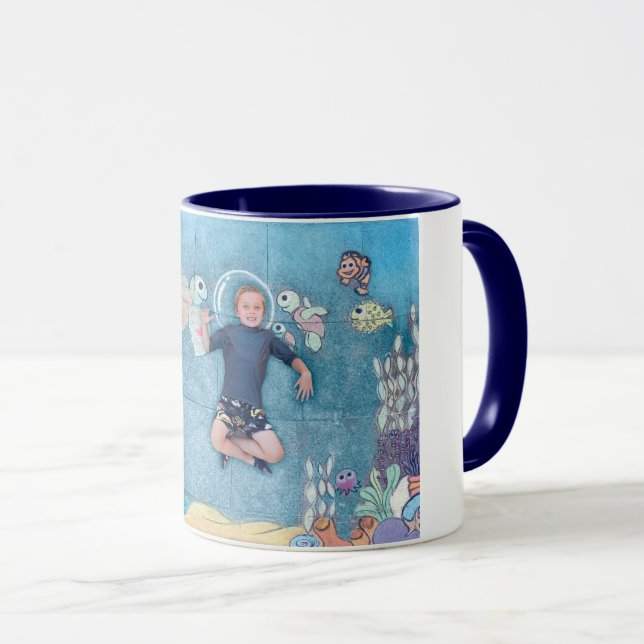 Taza KidsArt para CHOC - Explorador subacuático (Anverso derecho)