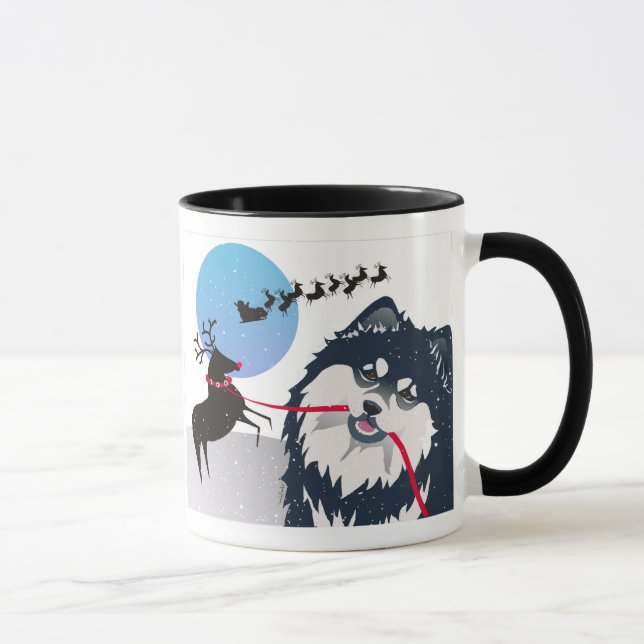 Taza KIITOS SANTA Lapphund finlandés Taza-eligen estilo (Derecha)