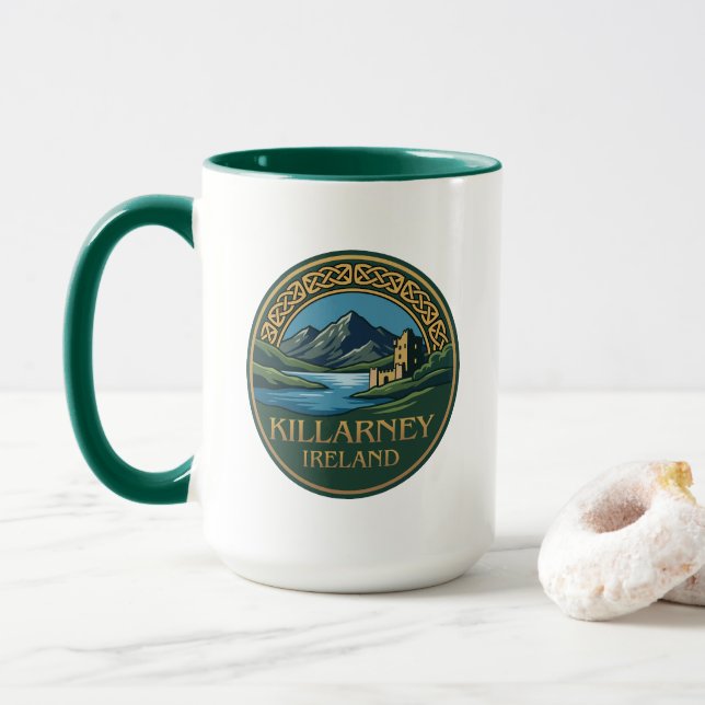 Taza Killarney Irlanda (Con donut)