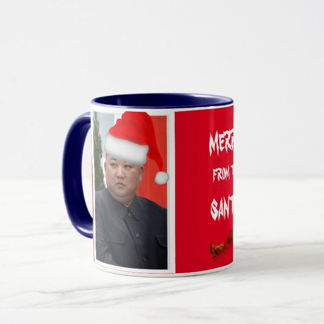 Taza Kim Jung Un Navidades Mug (Anverso izquierdo)
