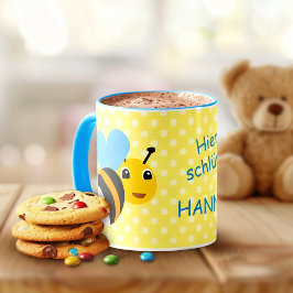Taza Kindertasse Hummel - Hier schlürft | 