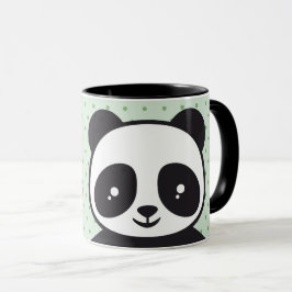 Taza Kindertasse Pandabär - grün | 