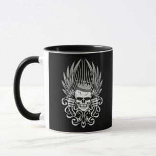 Taza King Skull gótico
