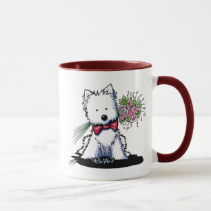Taza KiniArt Westie San Valentín