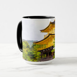 Taza Kinkaku-ji, pabellón dorado, Kioto