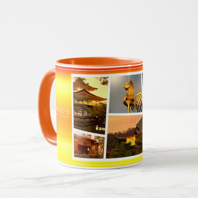 Taza Kinkaku-ji (Rokuon-ji) コーヒーマグカップ (Anverso izquierdo)