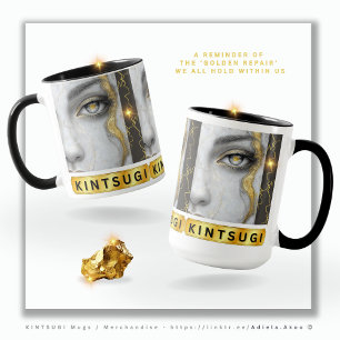 Taza KINTSUGI Mug por el poeta Adiela Akoo