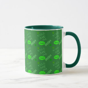 Taza Kiss Me Im Irish