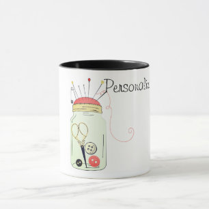 Taza Kit de costura vintage