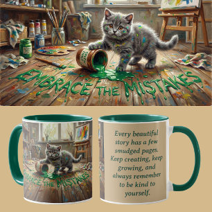 Taza Kit de Mentalidad de Crecimiento Gatito Animalcore