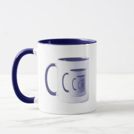 Taza Kitschen Fatty 5th Dimension Logo Deli Azul