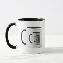 Taza Kitschen Fatty 5th Dimension Logo Negro Brill