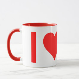 Taza Kitschen Fatty Amante del Café Diner Rojo