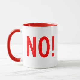 Taza Kitschen Fatty NO! Comedor Rojo