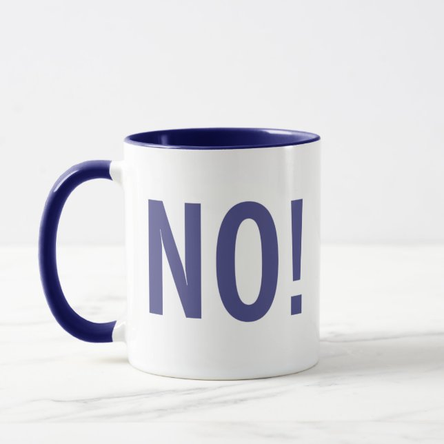 Taza Kitschen Fatty NO! Deli Azul (Izquierda)