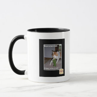 Taza Kitteh vegetariano