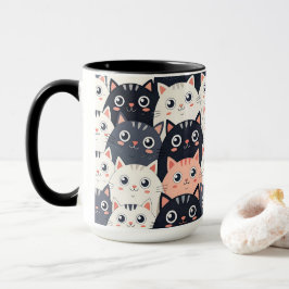 Taza Kitty Kat Kaleidoscope