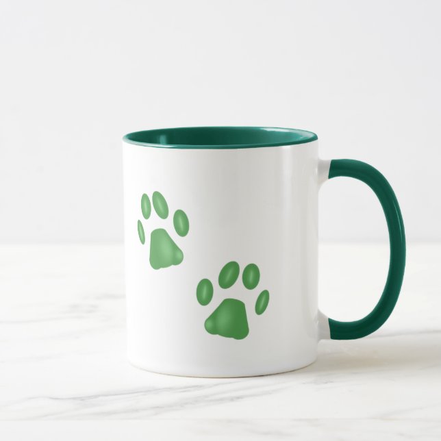 Taza Kitty Paws Ringer Mug (Derecha)