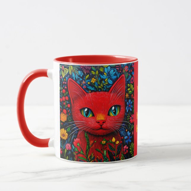 Taza Kitty Rojo (Izquierda)